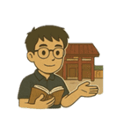 サム博士の世界旅行 - 修正版（個別スタンプ：16）