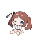ツインテールのまゆちゃん#1（個別スタンプ：4）