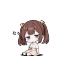 ツインテールのまゆちゃん#1（個別スタンプ：8）