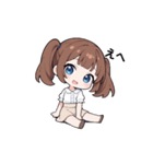ツインテールのまゆちゃん#1（個別スタンプ：22）