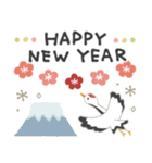 ずっと使える＊年末年始・お正月＊再販（個別スタンプ：4）