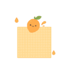かわいいフルーツメモスタンプ（個別スタンプ：16）