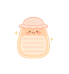 かわいいフルーツメモスタンプ（個別スタンプ：22）