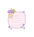 かわいいフルーツメモスタンプ（個別スタンプ：28）