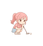 うごく！ゆるカワゴルフスタンプ！（個別スタンプ：3）
