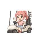 うごく！ゆるカワゴルフスタンプ！（個別スタンプ：5）