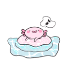【夏】なんだかゆるいウーパールーパー（個別スタンプ：2）