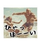 ポジティブはげ(夏)夏に便利なハゲスタンプ（個別スタンプ：7）