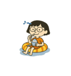 『りんくん』夏 と 日常（個別スタンプ：16）