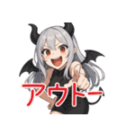 心がふたつある〜 天使と悪魔（個別スタンプ：5）