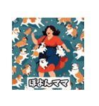 色々なママのスタンプ（個別スタンプ：24）