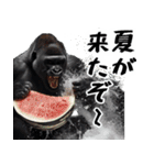 夏ごりら。(夏以外も凄く使える返信超便利)（個別スタンプ：4）