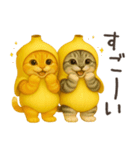 バナナ猫ちゃん（個別スタンプ：13）
