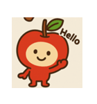 まるごとリンゴくんスタンプ（個別スタンプ：11）
