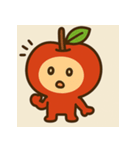 まるごとリンゴくんスタンプ（個別スタンプ：12）