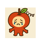 まるごとリンゴくんスタンプ（個別スタンプ：15）