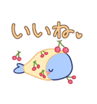 おすましくじらのグルメな毎日（個別スタンプ：9）
