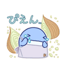 おすましくじらのグルメな毎日（個別スタンプ：14）