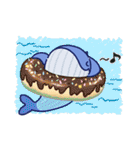 おすましくじらのグルメな毎日（個別スタンプ：32）
