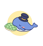 おすましくじらのグルメな毎日（個別スタンプ：33）