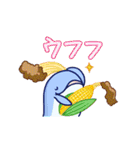 おすましくじらのグルメな毎日（個別スタンプ：34）