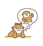 かわうそ すたんぷ5【恋人/好きを伝える】（個別スタンプ：9）