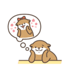 かわうそ すたんぷ5【恋人/好きを伝える】（個別スタンプ：10）