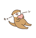 かわうそ すたんぷ5【恋人/好きを伝える】（個別スタンプ：19）