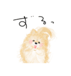 ぽんちゃんのハルハル(お留守番)（個別スタンプ：4）