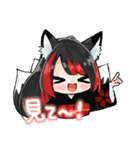キツネと少女（個別スタンプ：14）