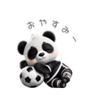パンダ×サッカー！3Dリアル（個別スタンプ：10）