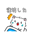 日程調整〜当日集合まで使える！白ポメ♪（個別スタンプ：16）