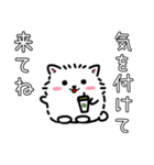 日程調整〜当日集合まで使える！白ポメ♪（個別スタンプ：20）