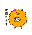 ニコニコポメラニアン（個別スタンプ：2）