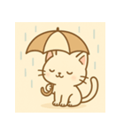 白ねこちゃんのほっこりライフ（個別スタンプ：5）
