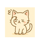 白ねこちゃんのほっこりライフ（個別スタンプ：13）