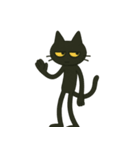 けだる黒猫けっだるニャン★無言シュール（個別スタンプ：2）
