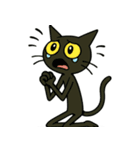 けだる黒猫けっだるニャン★無言シュール（個別スタンプ：6）