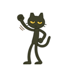 けだる黒猫けっだるニャン★無言シュール（個別スタンプ：11）
