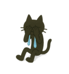 けだる黒猫けっだるニャン★無言シュール（個別スタンプ：14）
