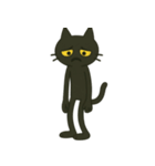 けだる黒猫けっだるニャン★無言シュール（個別スタンプ：15）