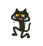 けだる黒猫けっだるニャン★無言シュール（個別スタンプ：16）