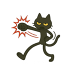 けだる黒猫けっだるニャン★無言シュール（個別スタンプ：21）