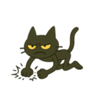 けだる黒猫けっだるニャン★無言シュール（個別スタンプ：24）