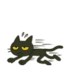 けだる黒猫けっだるニャン★無言シュール（個別スタンプ：27）