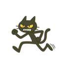 けだる黒猫けっだるニャン★無言シュール（個別スタンプ：28）