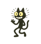 けだる黒猫けっだるニャン★無言シュール（個別スタンプ：30）