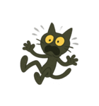 けだる黒猫けっだるニャン★無言シュール（個別スタンプ：31）