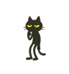 けだる黒猫けっだるニャン★無言シュール（個別スタンプ：33）
