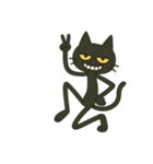 けだる黒猫けっだるニャン★無言シュール（個別スタンプ：35）
